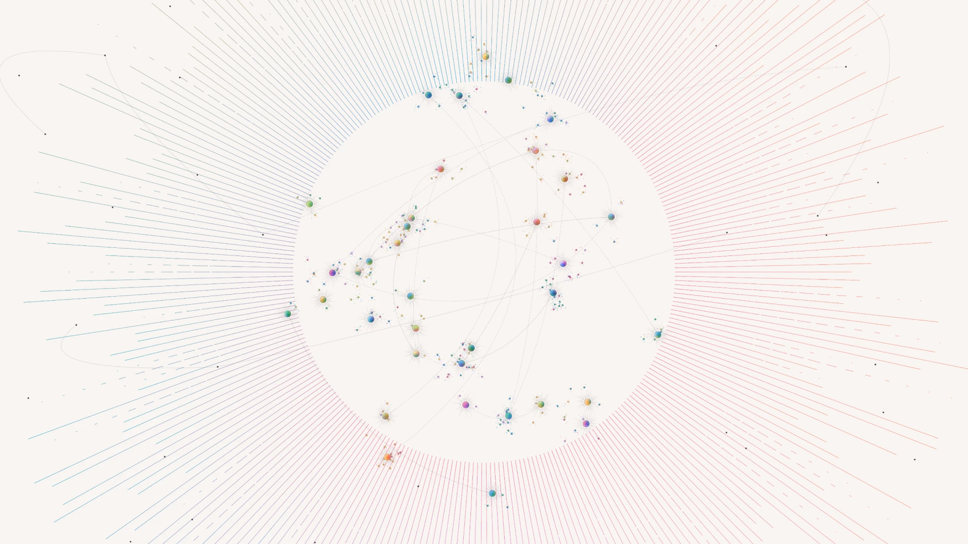 Abstract image of an AI computer brain