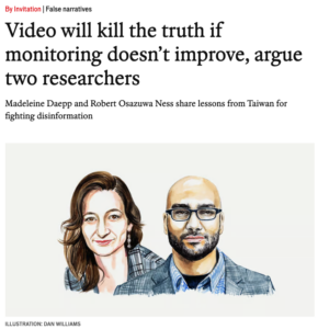 Heading of Economist article 
