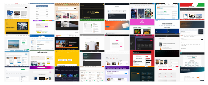 graphical user interface, website