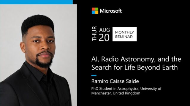 AI, Radio MSR Africa seminar: Astronomy, and the Search for Life Beyond Earth