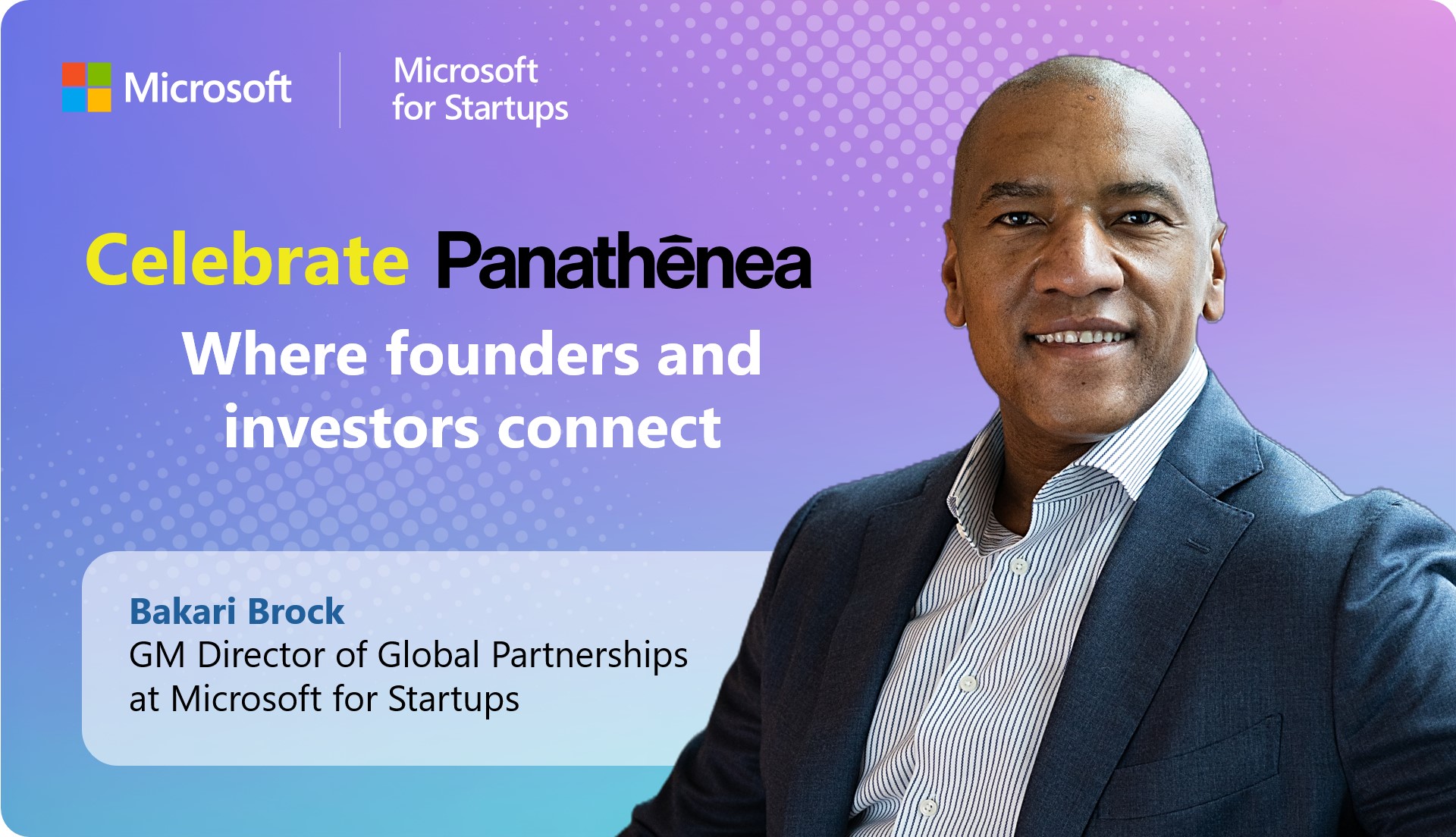 Bakari Brock is GM Director of Global Partnerships at Microsoft